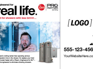 Showers With Less Brrr Half