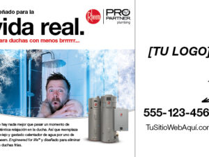 Showers With Less Brrr Half