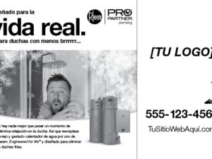 Showers With Less Brrr Half